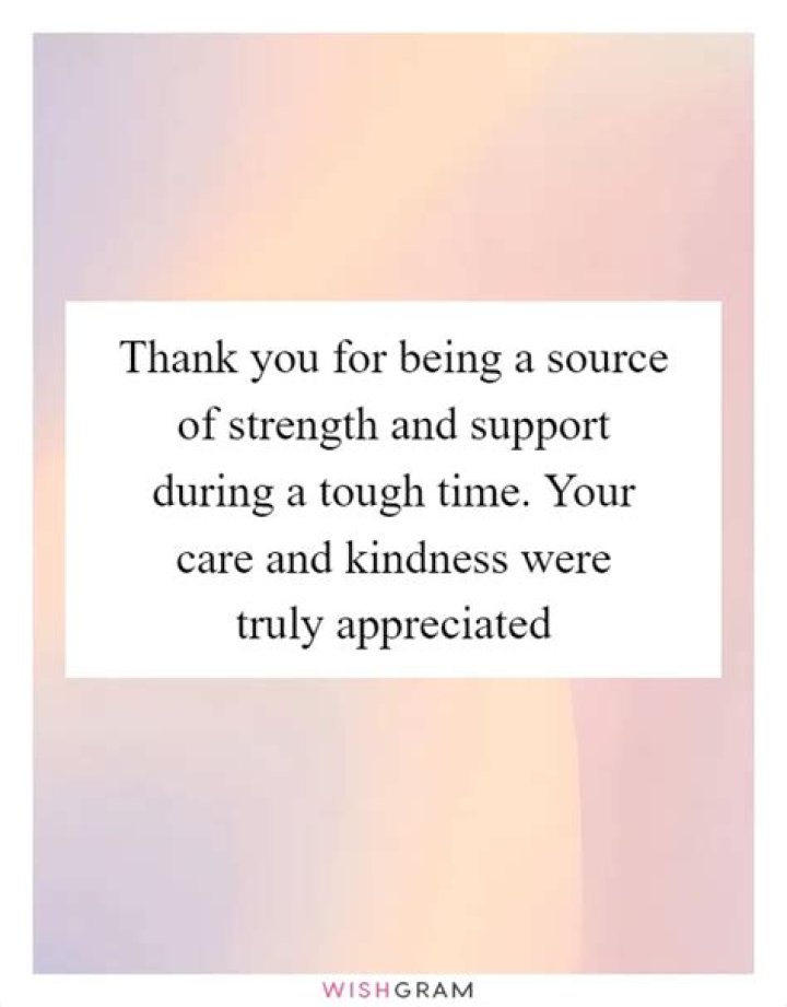 A Source Of Strength And Support